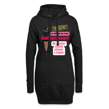JGA - Hoodie-Kleid - Schwarz - Vorne