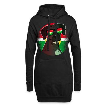 Union des Arabischen Maghreb - Hoodie-Kleid - Schwarz - Vorne