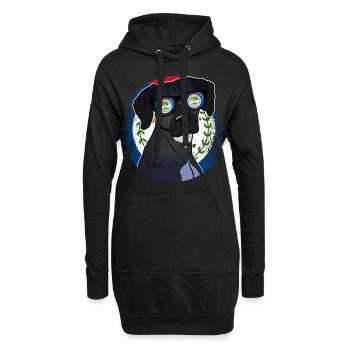 Belize - Hoodie-Kleid - Schwarz - Vorne