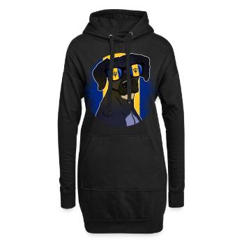 Barbados - Hoodie-Kleid - Schwarz - Vorne