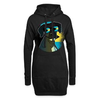 Bahamas - Sweat-shirt à capuche long Femme - noir - Devant
