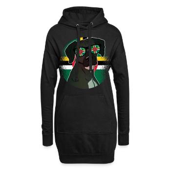 Dominica - Hoodie-Kleid - Schwarz - Vorne