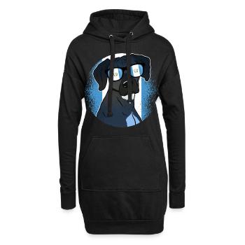 Guatemala - Hoodie-Kleid - Schwarz - Vorne