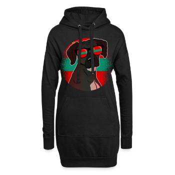 Transnistrien - Hoodie-Kleid - Schwarz - Vorne