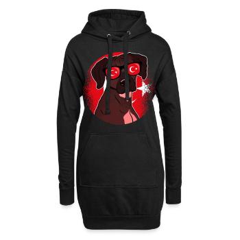 Türkei - Hoodie-Kleid - Schwarz - Vorne