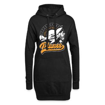 Aéromodélisme Hobby Pilote amateur Pilote d’essai - Sweat-shirt à capuche long Femme - noir - Devant