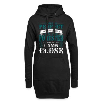 Les forestiers chassent les forestiers - Sweat-shirt à capuche long Femme - noir - Devant