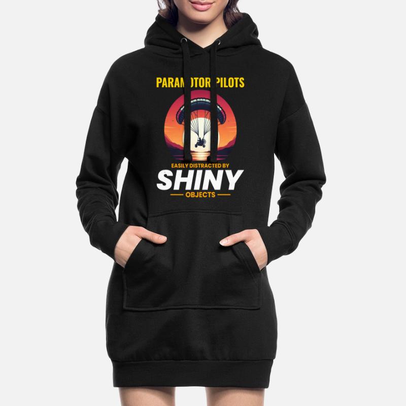 Paramotor Pilot Paramotoring Powered Paraglider Hoodie Dress