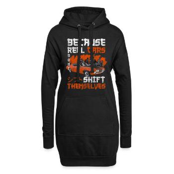 Drifting Tuner Jdm - Hoodie-Kleid - Schwarz - Vorne