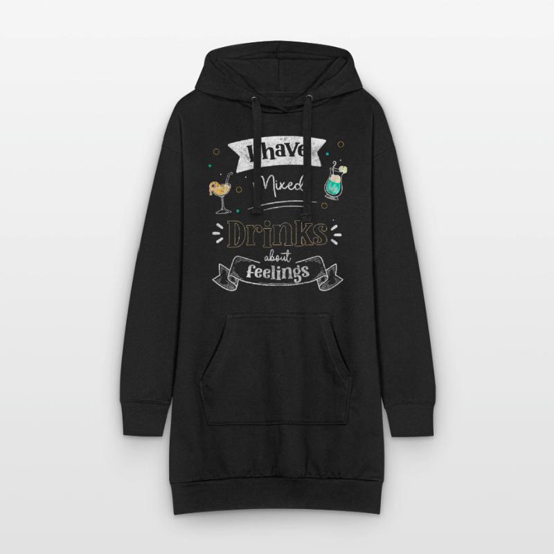 Barkeeper Bier Trinker Gin Hoodie-Kleid
