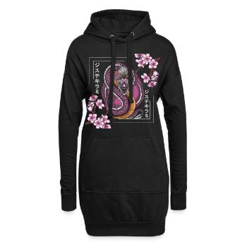 Orient Orientalisch Legenden Zeitreise - Hoodie-Kleid - Schwarz - Vorne