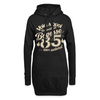 85-year-old bogosse - Hoodie Dress - black - Front