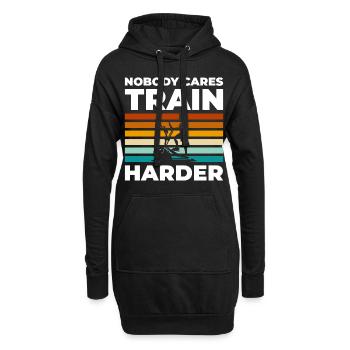 Training Muskeln Trainer - Hoodie-Kleid - Schwarz - Vorne