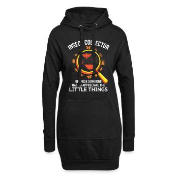 Insect Collector Entomology Entomologist Bug Lover - Hoodie Dress - black - Front