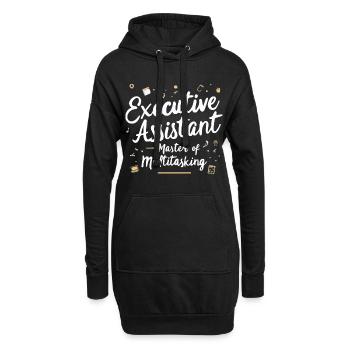 Assistent der Geschäftsführung Multitasking Expert - Hoodie-Kleid - Schwarz - Vorne