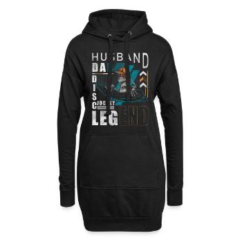 Disc jockey celebrations - Hoodie Dress - black - Front
