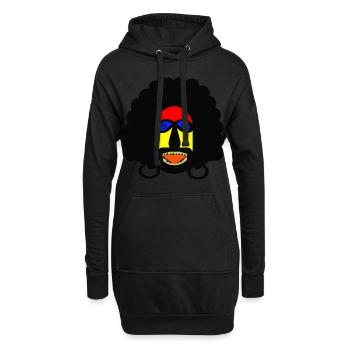 Herr Curly - Hoodie-Kleid - Schwarz - Vorne