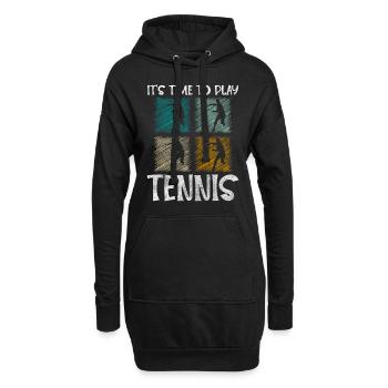 Tennis Hobby Winner Serve - Sweat-shirt à capuche long Femme - noir - Devant