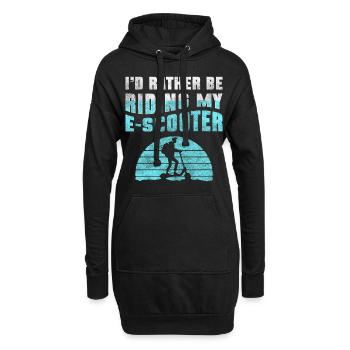 Rollerfahrer Hybrid Kinder Speed - Hoodie-Kleid - Schwarz - Vorne