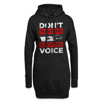 Outil de charpentier pour maisons artisanales - Sweat-shirt à capuche long Femme - noir - Devant