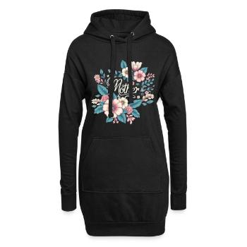 Mama - Hoodie-Kleid - Schwarz - Vorne