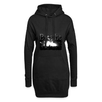 Concert Breathe - Hoodie-Kleid - Schwarz - Vorne