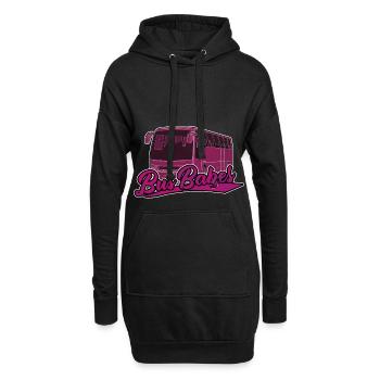 Babes Bus | Chauffeur de bus Cadeau de chauffeur de bus - Sweat-shirt à capuche long Femme - noir - Devant