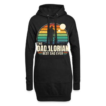 Sunset - The Dadalorian Command - Bester Vater - Hoodie-Kleid - Schwarz - Vorne