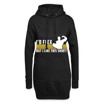 Gym Lustiger Spruch Funny Herren Geschenk Fitness - Hoodie-Kleid - Schwarz - Vorne