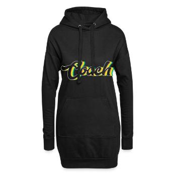 Coach Mentor Mindset Blogger Content Creator - Hoodie Dress - black - Front