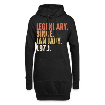 Legendary Since January 1979 - 40. Geburtstag Bday - Sweat-shirt à capuche long Femme - noir - Devant