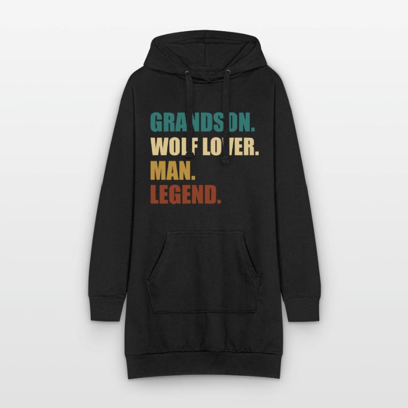 Wolf Grandson Legend Hoodie Dress