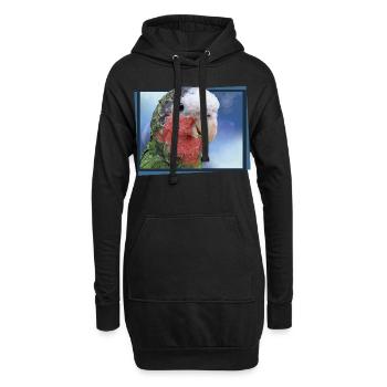 L’Amazonie cubaine - Sweat-shirt à capuche long Femme - noir - Devant