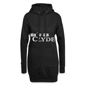Partnerlook Bonnie & Clyde 2 (part2) Geschenk Paar - Hoodie-Kleid - Schwarz - Vorne