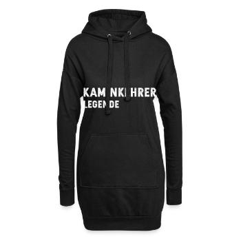 Kaminkehrer, Kaminfeger, Schornsteinfeger Meister - Hoodie-Kleid - Schwarz - Vorne