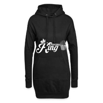 King Popcorn T-Shirt Geschenk Kino Abend - Hoodie-Kleid - Schwarz - Vorne