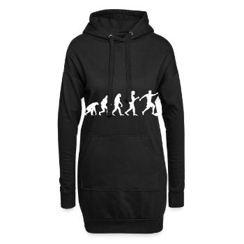 Champion d'Europe de football Hobby EM joueur de football - Sweat-shirt à capuche long Femme - noir - Devant