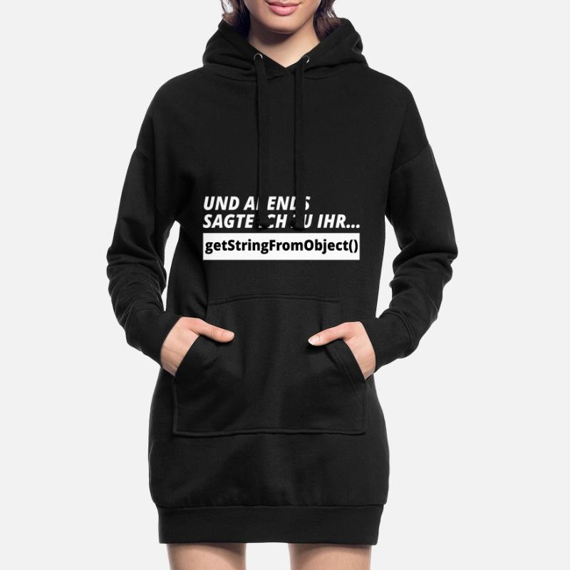 Programmierer Witz Admin Informatiker Spruch Hoodie-Kleid