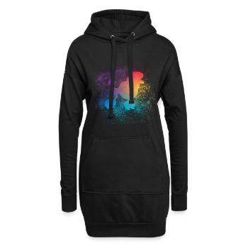 Dog Lover Poodle Love Cute Dog Love Bes - Hoodie Dress - black - Front