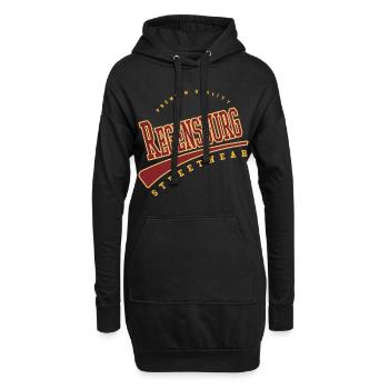 Regensburg Deutschland College High School Style - Hoodie-Kleid - Schwarz - Vorne