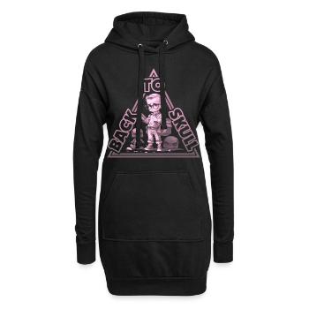 Retour à l'école - Sweat-shirt à capuche long Femme - noir - Devant