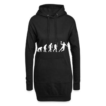 Evolution Handball - Hoodie-Kleid - Schwarz - Vorne
