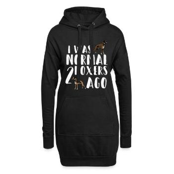 Boxer Dog Gifts - Hoodie Dress - black - Front