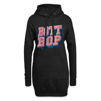Bottrop Deutschland Stadt Schrift Vintage Retro - Hoodie-Kleid - Schwarz - Vorne