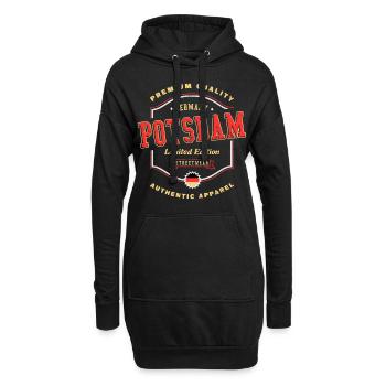 Potsdam Deutschland Stadt Schrift Vintage Retro - Hoodie-Kleid - Schwarz - Vorne