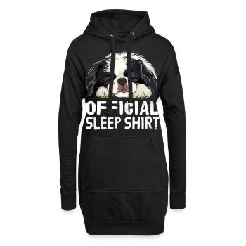 Offizielles japanisches Schlafshirt mit japanische - Hoodie-Kleid - Schwarz - Vorne