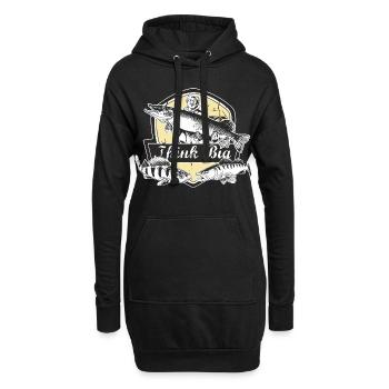 Angel Designs think big RAHMENLOS Geschenk - Hoodie-Kleid - Schwarz - Vorne