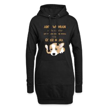 ANY WOMAN CAN BE A MOTHER - Sweat-shirt à capuche long Femme - noir - Devant
