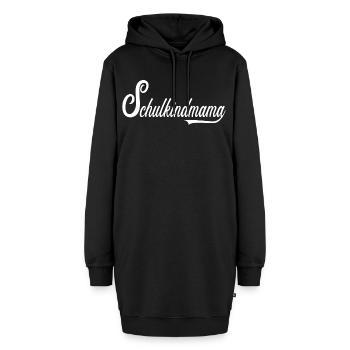 Mama von einem Schulkind - Hoodie-Kleid - Schwarz - Vorne - AI Model Female 172 light (172cm)