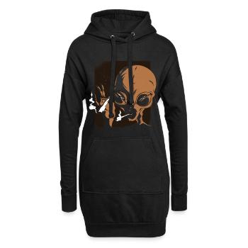 Snipes exotiques - Sweat-shirt à capuche long Femme - noir - Devant
